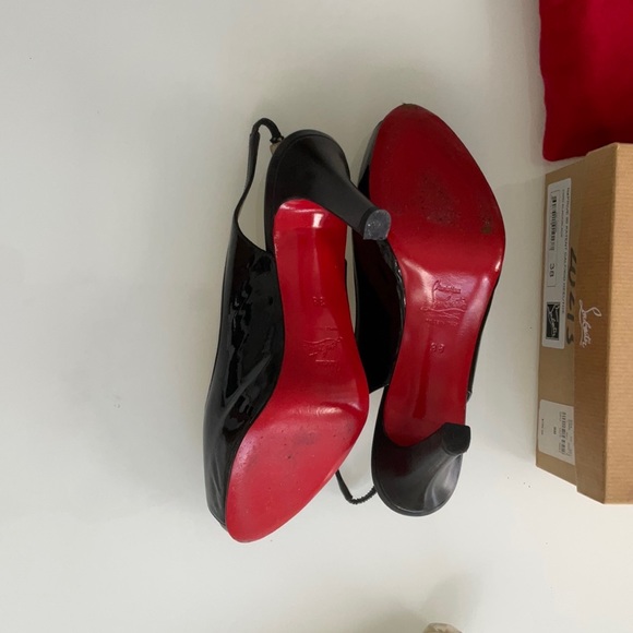 Christian louboutin Black heels size 38